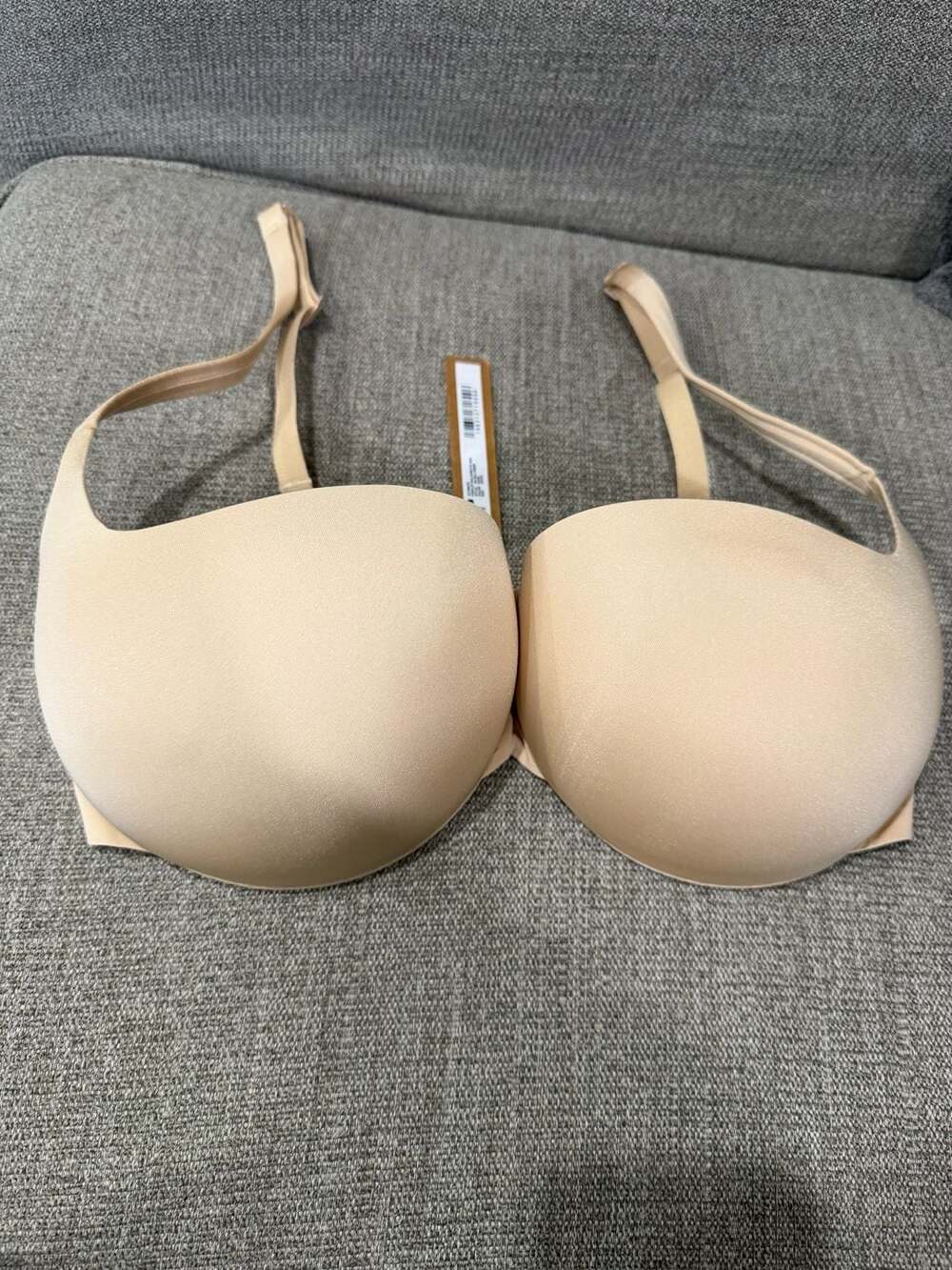SKIMS Ultimate Push-Up Balconette Bra, Sand, Size 32DDD
